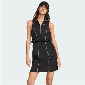 Nike Street Sleeveless Dress in Black/Light Pumice/White Size XS New Without Tag